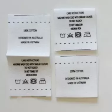 TEM NHÃN VẢI – COTTON